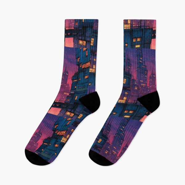 Item preview, Iconic Cyberpunk Anime City designed and sold by bapupa.