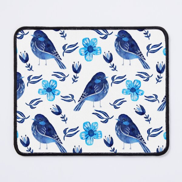 Item preview, Blue & White Birds designed and sold by CatGabrielDesigns.