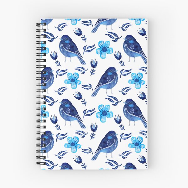 Item preview, Blue & White Birds designed and sold by CatGabrielDesigns.