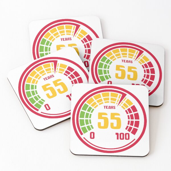 Item preview, 55 years old counter age old age youth birthday designed and sold by Achille3777.