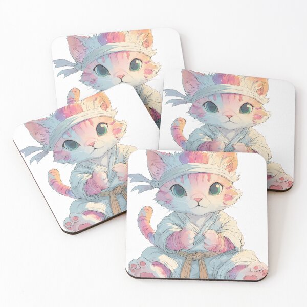 Item preview, Meowdo the Karate Kitten designed and sold by HouseOfLyons.