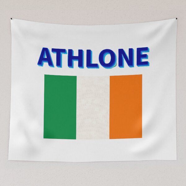Item preview, Athlone County Westmeath with Irish Flag designed and sold by OliDesigns.