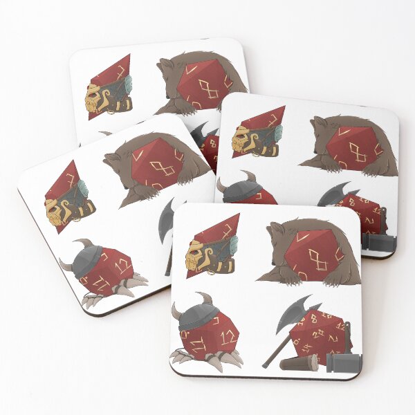 Item preview, Barbarian Dice Set designed and sold by Moonys-Tavern.