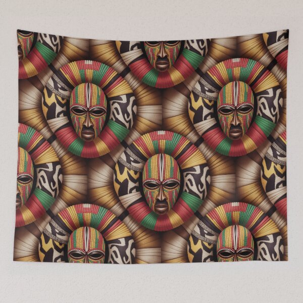 Item preview, Unlock the Secrets: African Tribal Mask designed and sold by mittie101.