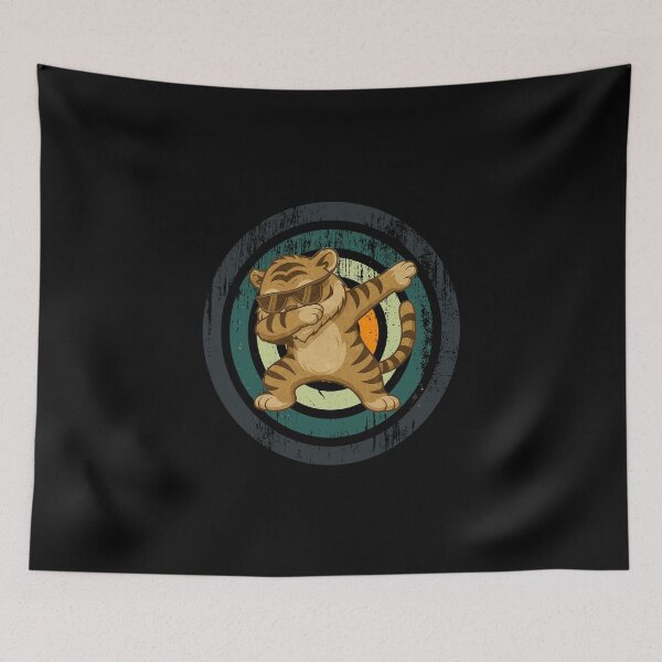 Item preview, dabbing tiger with sunglasses tiger animal t-shirt designed and sold by sssweetness.