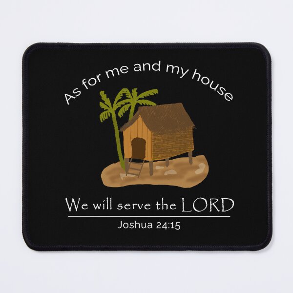 Item preview, As for Me and My House – Joshua 24:15 Scripture Art | Bible Verse | Inspirational designed and sold by JirehKollezion.