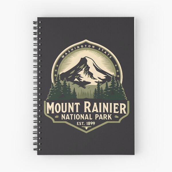 Item preview, Mount Rainier National Park - Washington - US  designed and sold by GoodOldVintage.