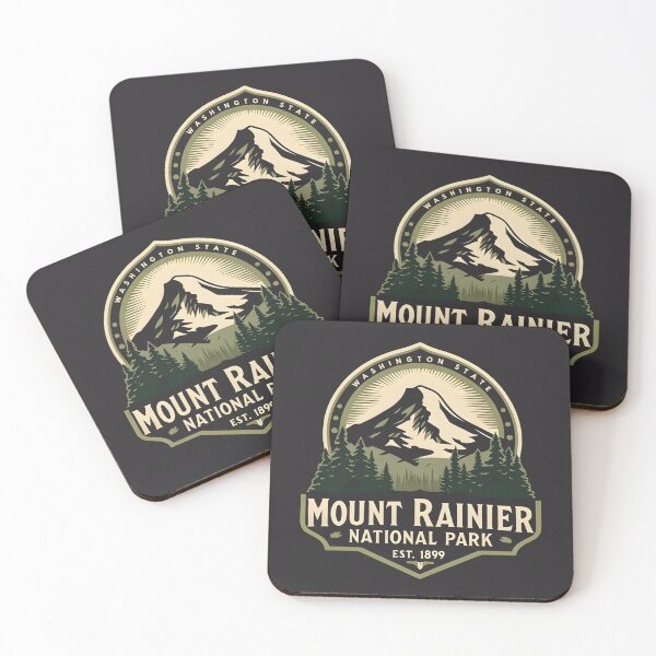 Item preview, Mount Rainier National Park - Washington - US  designed and sold by GoodOldVintage.