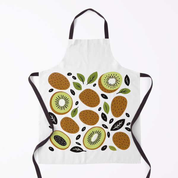 Item preview, Cute Kiwi Fruit Pattern with Leaves Illustration designed and sold by ArtfulWeave.