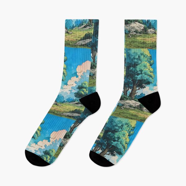 Item preview, Classic Anime Landscape designed and sold by bapupa.