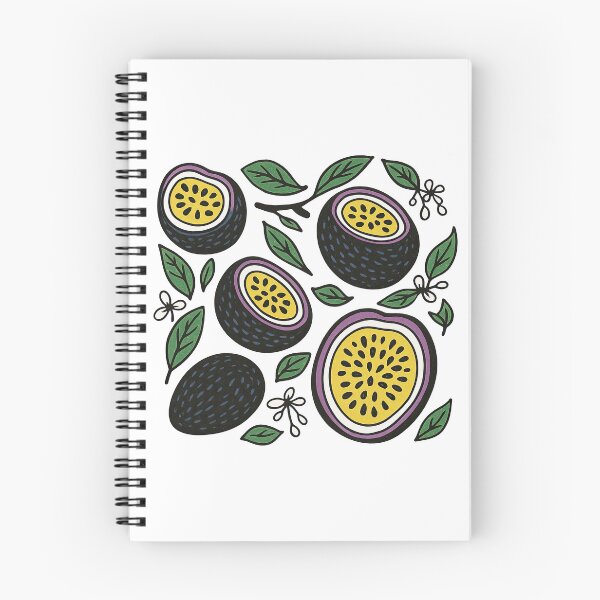 Item preview, Cute Passion Fruit Pattern with Leaves Illustration designed and sold by ArtfulWeave.