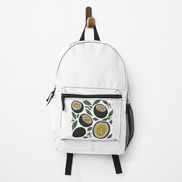 Item preview, Cute Passion Fruit Pattern with Leaves Illustration designed and sold by ArtfulWeave.
