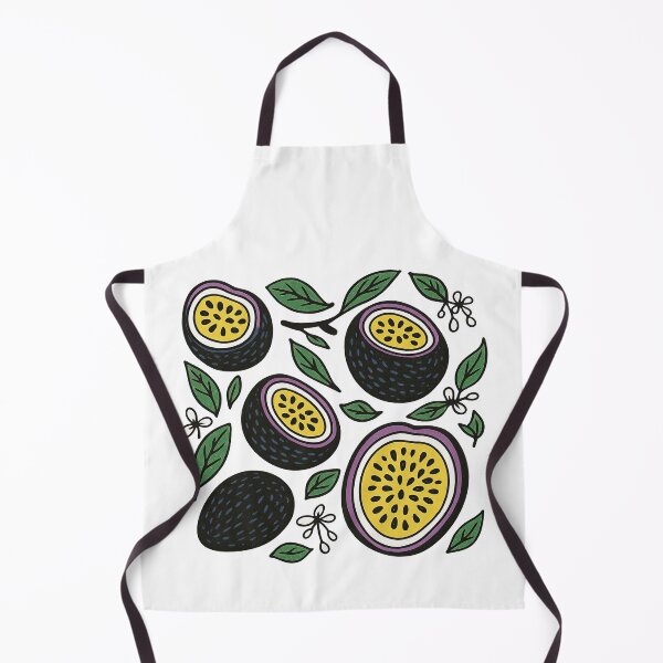 Item preview, Cute Passion Fruit Pattern with Leaves Illustration designed and sold by ArtfulWeave.