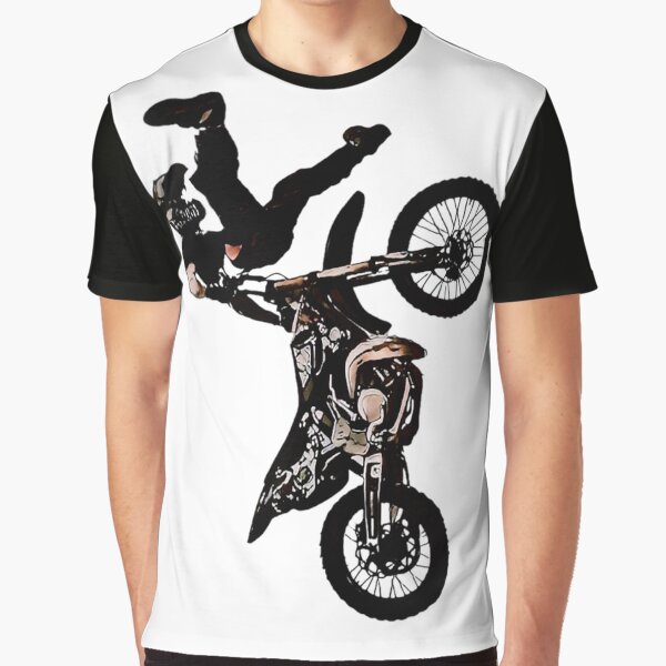 Item preview, Moto Freestyle & Stunt – Extreme Motorcycle T-Shirt | Ride Hard Streetwear designed and sold by PRINT VIBES.