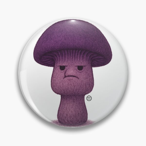 Item preview, Mushroom - Chunky Purple Mushrooms - Unimpressed Mushroom designed and sold by Kabuji Store.