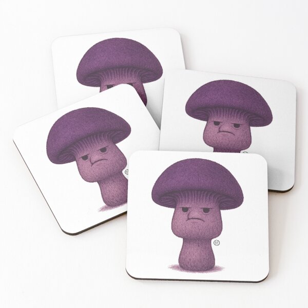 Item preview, Mushroom - Chunky Purple Mushrooms - Unimpressed Mushroom designed and sold by Kabuji Store.