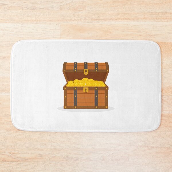 Item preview, Pirate Treasure Chest Open with Gold Coins – Adventure Fantasy Illustration designed and sold by PrintCreations9.