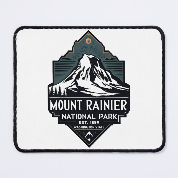 Item preview, Mount Rainier National Park - Washington - US designed and sold by GoodOldVintage.