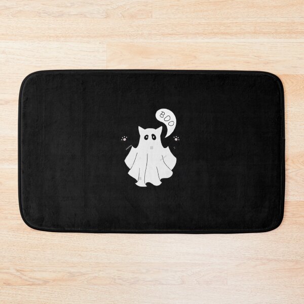 Item preview, Cute ghost cat halloween theme flat vector illustration. designed and sold by The Art Vibe.