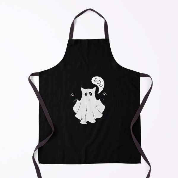 Item preview, Cute ghost cat halloween theme flat vector illustration. designed and sold by The Art Vibe.