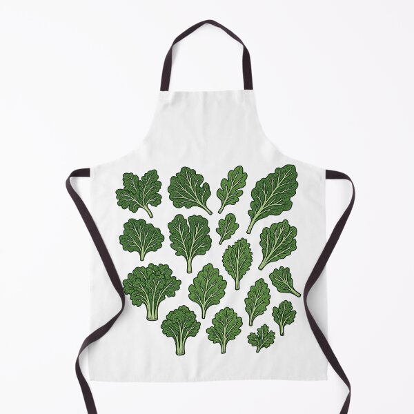 Item preview, Cute Green Spinach Leaf Pattern Illustration designed and sold by ArtfulWeave.