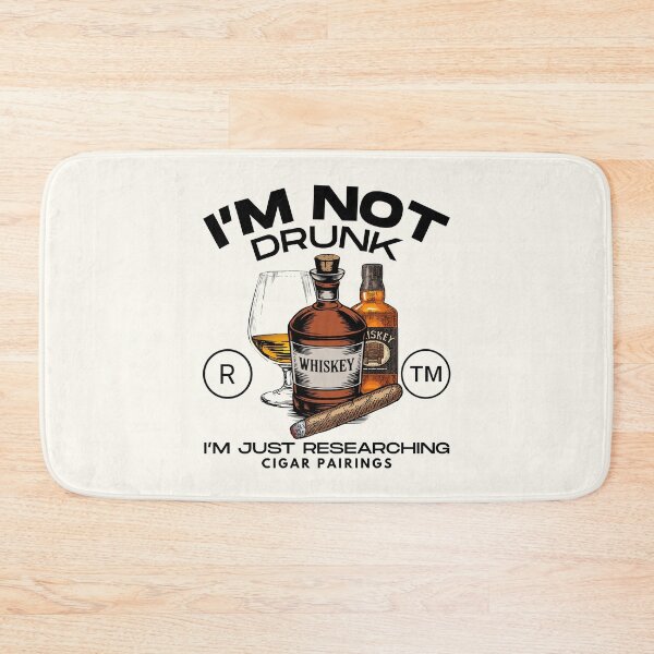 Item preview, I'm not drunk, I'm just researching cigar pairings (Cigar and whiskey) designed and sold by Peerless-Prime.