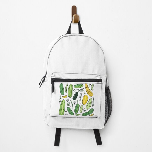 Item preview, Cute Cucumber Pattern with Green and Yellow Cucumbers and Leaves Illustration designed and sold by ArtfulWeave.