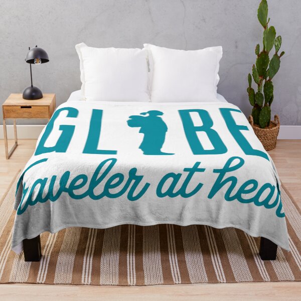 Item preview, Globe – Traveler at Heart | World Explorer Design designed and sold by SohaTrends.