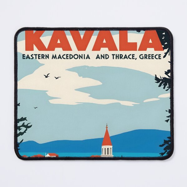 Item preview, Kavala Eastern Macedonia and Thrace Greece Vintage Travel Retro Tourism  designed and sold by TravelersGems.