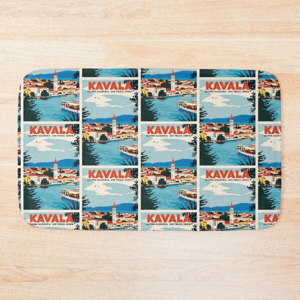 Item preview, Kavala Eastern Macedonia and Thrace Greece Vintage Travel Retro Tourism  designed and sold by TravelersGems.