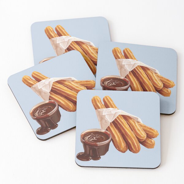 Artikelvorschau, Knusprige Churros mit Schokoladendip entworfen und verkauft von Alicia Chee.
