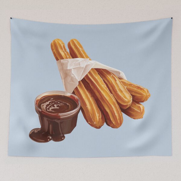 Item preview, Crispy Churros With Chocolate Dip designed and sold by Alicia Chee.