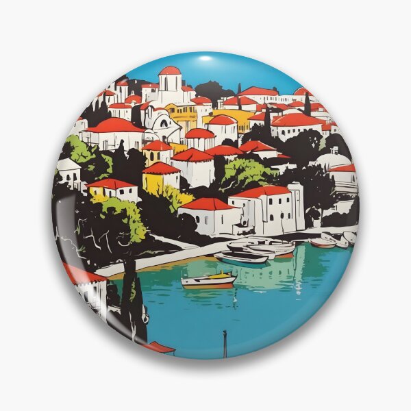 Item preview, Kilkis Central Macedonia Greece Vintage Travel Retro Tourism  designed and sold by TravelersGems.