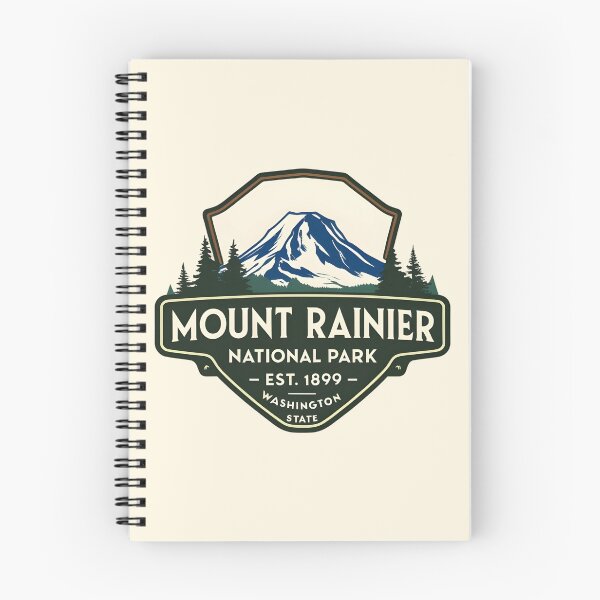 Item preview, Mount Rainier National Park - Washington - US  designed and sold by GoodOldVintage.