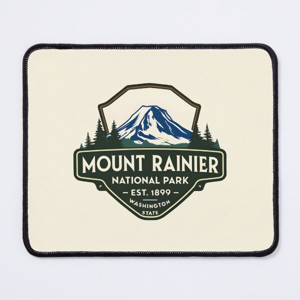 Item preview, Mount Rainier National Park - Washington - US  designed and sold by GoodOldVintage.