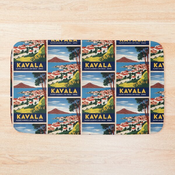 Item preview, Kavala Western Eastern Macedonia and Thrace Greece Vintage Travel Retro Tourism 2 designed and sold by TravelersGems.