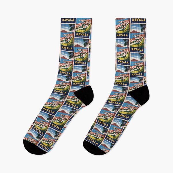 Item preview, Kavala Western Eastern Macedonia and Thrace Greece Vintage Travel Retro Tourism 2 designed and sold by TravelersGems.