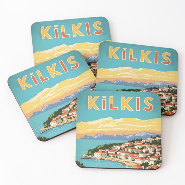 Item preview, Kilkis Central Macedonia Greece Vintage Travel Retro Tourism 2 designed and sold by TravelersGems.