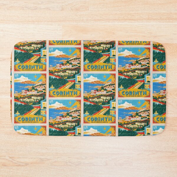 Item preview, Corinth Peloponnese Greece Vintage Travel Retro Tourism designed and sold by TravelersGems.