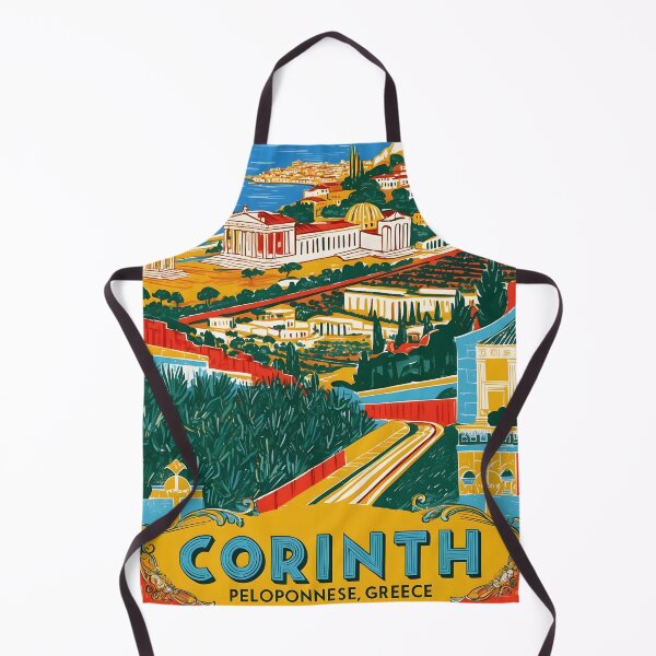 Item preview, Corinth Peloponnese Greece Vintage Travel Retro Tourism designed and sold by TravelersGems.