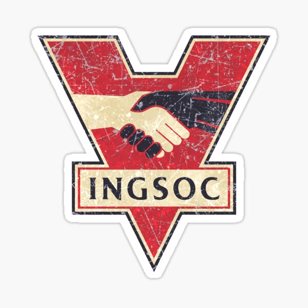 Item preview, 1984 George Orwell INGSOC  designed and sold by worldwarvintage.
