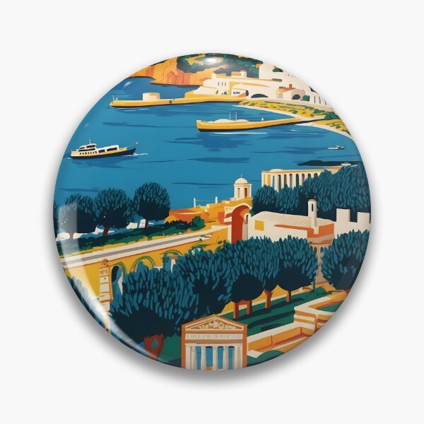 Item preview, Corinth Peloponnese Greece Vintage Travel Retro Tourism 2 designed and sold by TravelersGems.