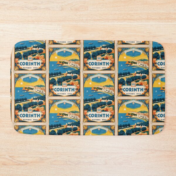 Item preview, Corinth Peloponnese Greece Vintage Travel Retro Tourism 2 designed and sold by TravelersGems.