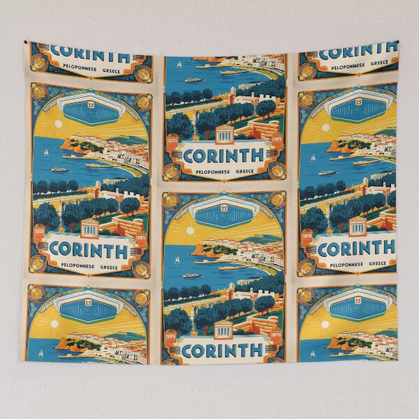 Item preview, Corinth Peloponnese Greece Vintage Travel Retro Tourism 2 designed and sold by TravelersGems.