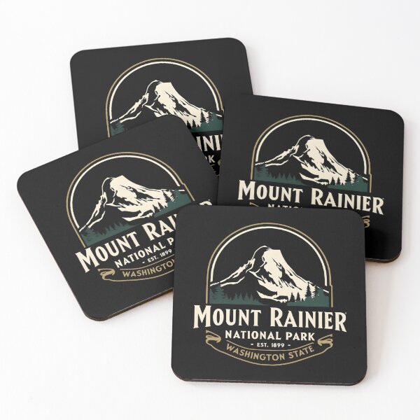 Item preview, Mount Rainier National Park - Washington - US  designed and sold by GoodOldVintage.