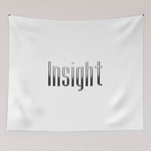 Item preview, Insight Minimalist Chrome Text Typography designed and sold by trepiu.