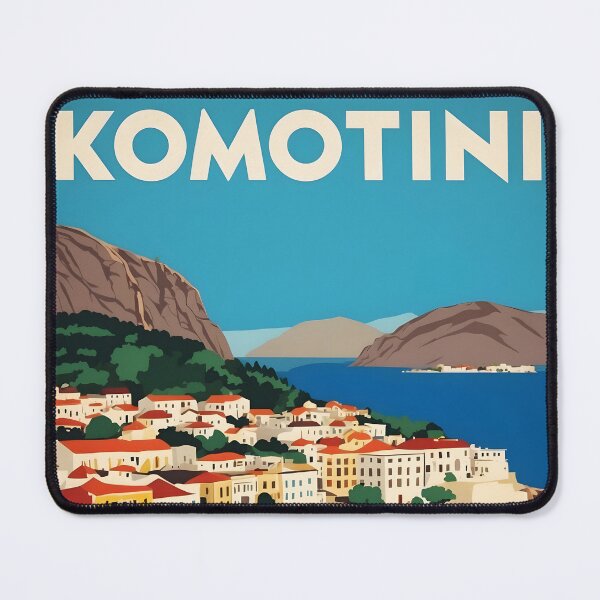 Item preview, Komotini Eastern Macedonia and Thrace Greece Vintage Travel Retro Tourism 2 designed and sold by TravelersGems.