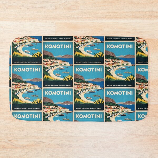Item preview, Komotini Eastern Macedonia and Thrace Greece Vintage Travel Retro Tourism 2 designed and sold by TravelersGems.