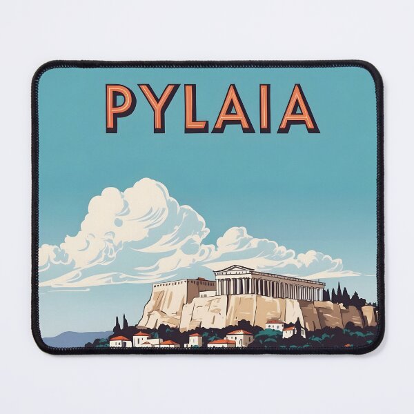 Item preview, Pylaia Central Macedonia Greece Vintage Travel Retro Tourism 2 designed and sold by TravelersGems.