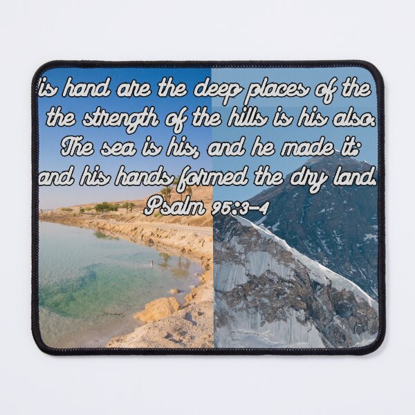 Item preview, Ps 95 - in his hands are the deep places of the earth (2 pic) designed and sold by stella literarium.